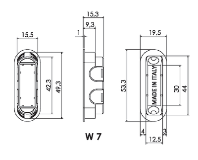 Защелка магнитная сантехническая MORELLI Innovation IM WC PG NP Цвет - Золото