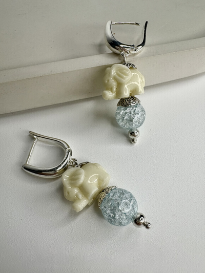 Серьги "Летнее настроение", разные виды