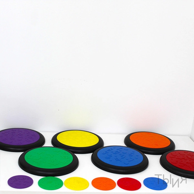 Тактильные круги пластиковые
