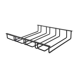 Держатель для фужеров 4-х рядный 340х405х65, MX-057, черный матовый