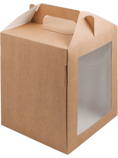 Коробка для прян. домика/кулича (крафт), 160*160*200мм