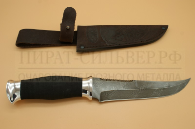 Нож "Н69" черный дамаск  ЗЗОСС  Златоуст