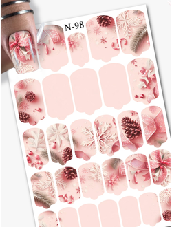 Пленка для маникюра Осень/Зима N-098