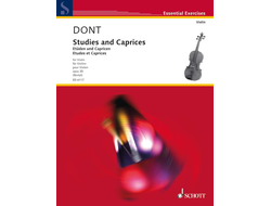 Dont. Etüden und Capricen op.35 für Violine