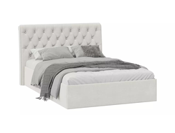 Спальня Скарлет - Кровать двойная Универсальная Тип 1 Велюр бежевый 1400