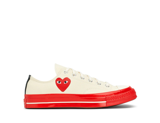 Converse Comme des GARCONS PLAY Chuck Taylor 70 Ox Off White Red Sole