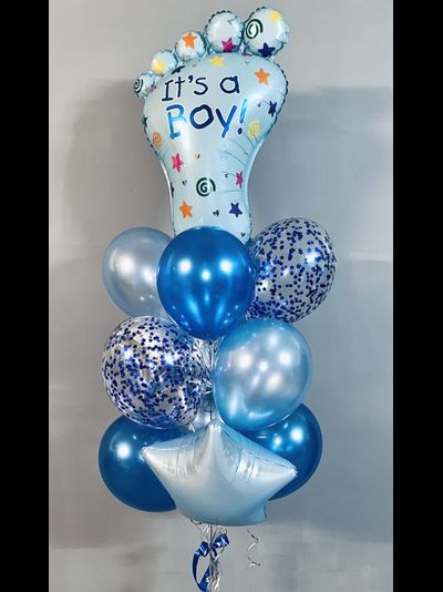 НАБОР ШАРОВ С ГЕЛИЕМ НА ВЫПИСКУ ДЛЯ МАЛЬЧИКА №111