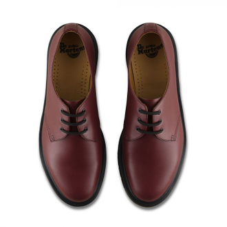 Полуботинки Dr. Martens 1461 Plain Hf бордовые