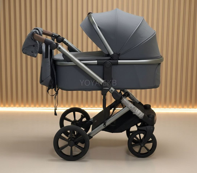 Детская коляска 3 в 1 Luxmom 710 Серый