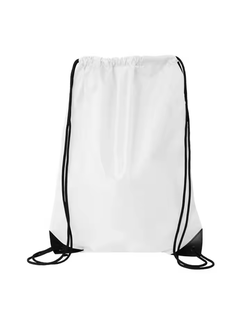 Сумка - рюкзак с завязками под сублимацию 34х42 см БЕЛЫЙ