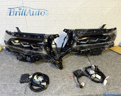 Фары Toyota Land Cruiser Prado 2018+ стиль Lexus GBT