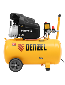 Компрессор воздушный DK1800/50, Х-PRO 1.8 кВт, 280л/мин, 50л Denzel