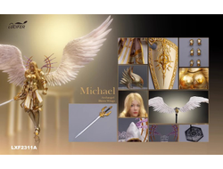 Архангел Михаэль в золотом - Коллекционная фигурка 1/12 SCALE Dawn Wings Golden Armor Archangel (LXF2311A) - Lucifer