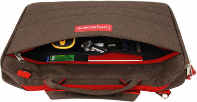 Сумка для ноутбука 15.6 дюймов Optimum Ultra 15.6" RL, коричневая