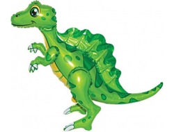 (30''/76 см)  Фигура фольга №20а, Динозавр Спинозавр, Зеленый