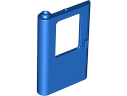 Door 1 x 4 x 5 Train Left, Thin Support at Bottom, Blue (4181 / 4156419 / 418123 / 6072636)