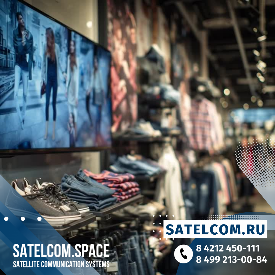 Комбинированный спутниковый и 4G интернет в ритейле