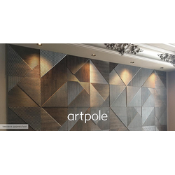 Гипсовая панель FIELDS platinum артикул D-0008-pl