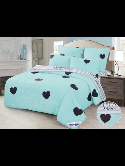 Постельное белье с одеялом TANGO De Verano микросатин полутороспальное 150x200x1 180x230x1 50x70x1 70x70x1 Y100-06