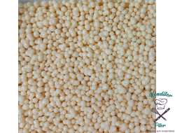 Кукурузные шарики в белом шоколаде, 50 г