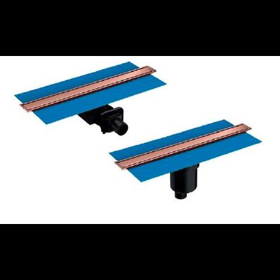 Душевой трап Vitra Eco-Flow, 40 см, DK 100, горизонтальный сифон 60 мм, медь, 59980551000