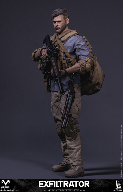 ПРЕДЗАКАЗ - Тайлер Рейк (Крис Хэмсворт, "Extraction") - Коллекционная ФИГУРКА 1/6 scale EXFILTRATOR (VM060) - VTSTOYS ?ЦЕНА: 32800 РУБ.?