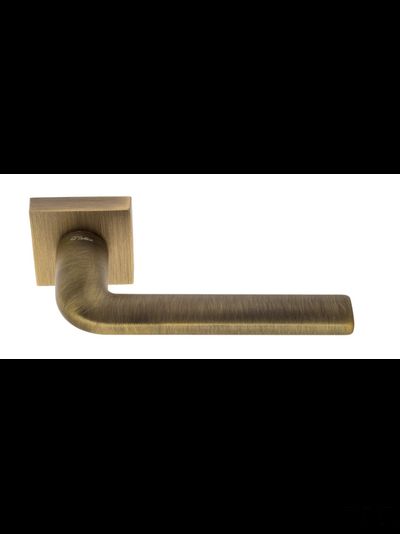 Дверная ручка на квадратном основании Fratelli Cattini "LINEA" 8-BY матовая бронза