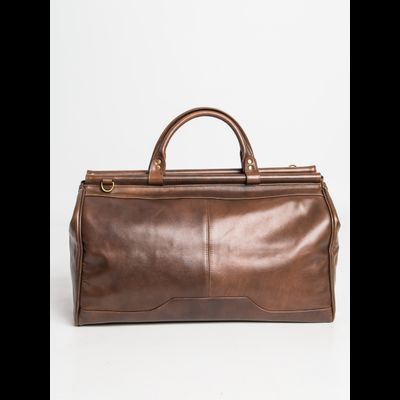 Кожаный саквояж Otranto Premium brown (арт. 4006-63)