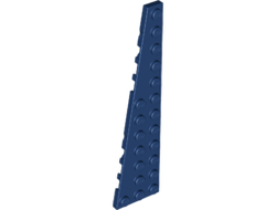 Wedge, Plate 12 x 3 Left, Dark Blue (47397 / 4263378 / 4283827 / 4647621)