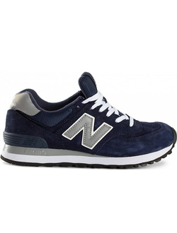 New Balance 574 Темно-синие с серым