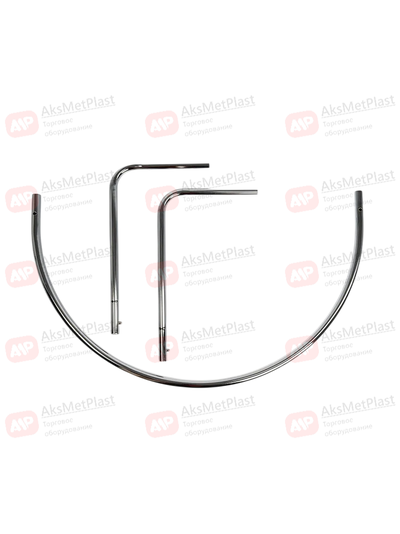 Q018 Примерочная кабина, сборная-разборная, цвет: хром