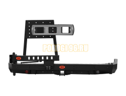 Задний силовой бампер серии Трофи на Mitsubishi Pajero Sport II 2008- (03.137.02)