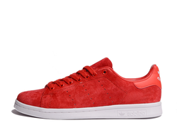 Stan Smith красные (замша)