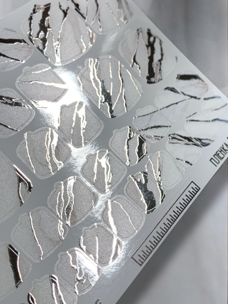 Пленки для педикюра с фольгой VIP-075