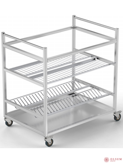 Тележка для сушки тарелок и стаканов ТСТС-2/900/600/950-п
