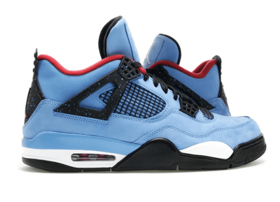 Nike Air Jordan Retro 4 Cactus Jack Blue (Синие с черным) новые
