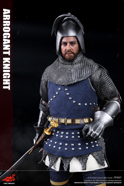 Рыцарь с фальшионом - КОЛЛЕКЦИОННАЯ ФИГУРКА 1/6 scale DIECAST ALLOY ARROGANT KNIGHT (FP007) - FIRE PHOENIX