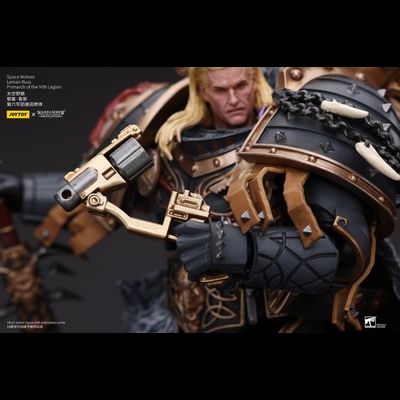 Леман Русс, примарх Космических Волков (Warhammer Horus Heresy) - КОЛЛЕКЦИОННАЯ ФИГУРКА 1/18 Space Wolves Leman Russ Primarch of the VIth Legion (JT6137) - JOYTOY