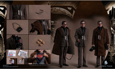 Кларк Кент (Генри Кавилл, "Человек из стали") - Коллекционная фигурка 1/6 Superman journalist Clark (GH-011) - Ghost toys