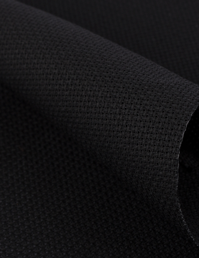 Канва K04 "Gamma" Aida №14  30х40 см 100% хлопок цвет черный