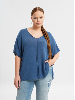 Стильный джемпер для полных женщин