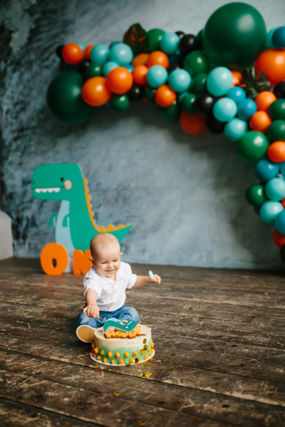 Оформление детского годовасия в стиле "Дино" "№ 1461