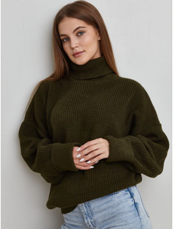 Свитер женский хаки