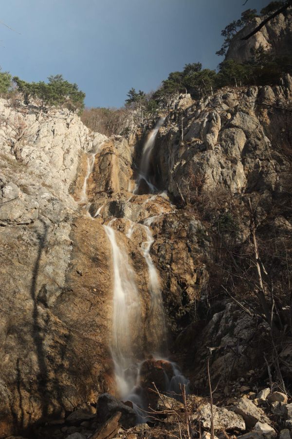 Водопады Бойка зимой