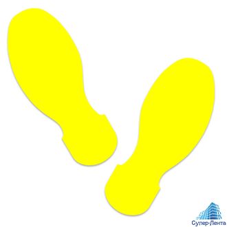 Стрелки и следы ног Самоклеящиеся цветные следы ног :, 10 шт