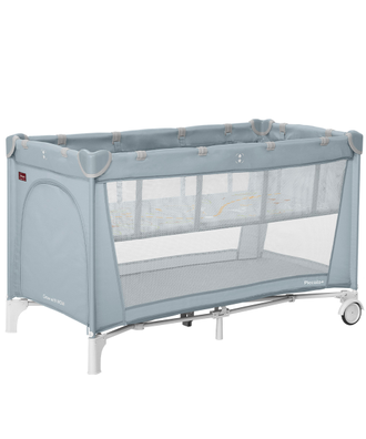 Манеж-кровать Carrello Piccolo + CRL-11501/2 Ash Grey