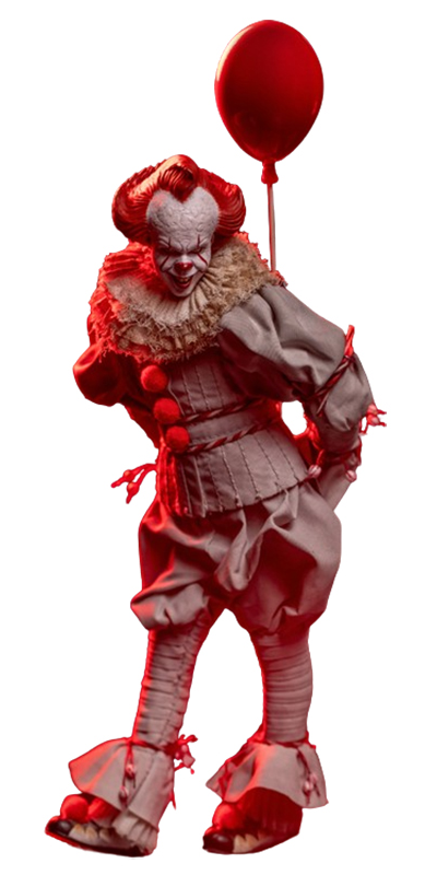 ПРЕДЗАКАЗ - Пеннивайз (Билл Скарсгард, "Оно")  - Коллекционная фигурка 1/12 SCALE Red Hair Clown (POT-0005) - Play One twelve ?ЦЕНА: 12400 РУБ.?