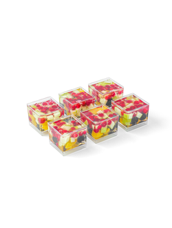 Желе фруктовое мини (55 г) ( заказ от 10 шт.) (ложка в комплекте к десерту)