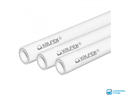 Труба полипропиленовая армированная AL PN25 VALFEX 20 белая (без зачистки)