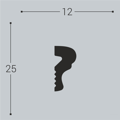 Молдинг М11 - 25*12*2000мм